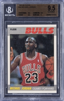1987/88 Fleer #59 Michael Jordan – BGS GEM MINT 9.5